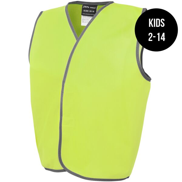 JBs Wear Hi Vis Kids Safety Vest (D) Thumbnail